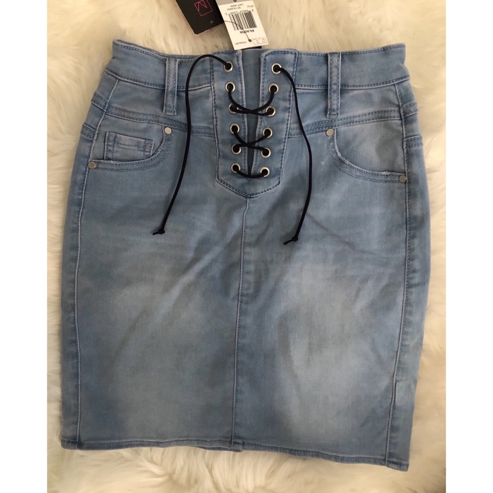Material Girl Denim Skirt